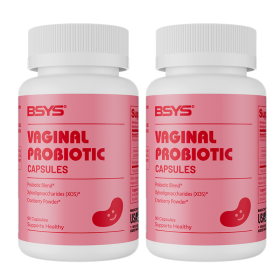 BSYS Vaginal Probiotic Capsules  Vaginal Health Support Formula Yeast Balance  UTI Prevention Aid  Menopausal Wellness Vaginal Dryness Relief Ant (Option: Two bottles)